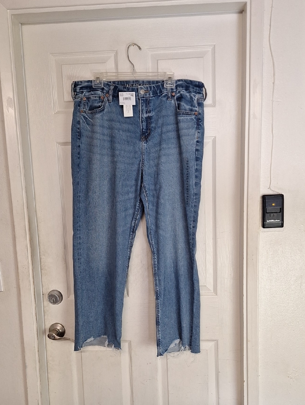 American Eagle Outfitters Curvy Stovepipe Jeans Women 16 Short High Rise
